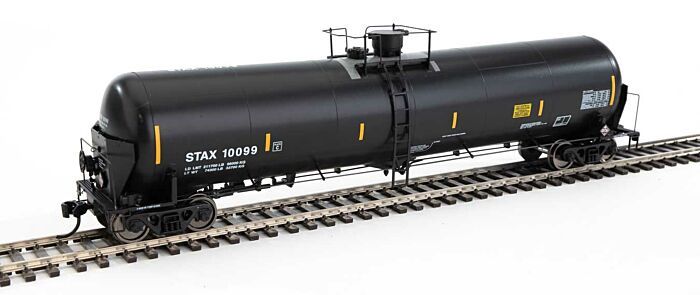 Walthers Proto 55&#39; Trinity Modified 30,145-Gallon Tank Car - Ready to Run -- Stauffer Chemical Co. STAX #10099