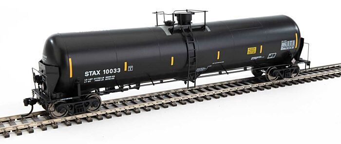 Walthers Proto 55&#39; Trinity Modified 30,145-Gallon Tank Car - Ready to Run -- Stauffer Chemical Co. STAX #10033