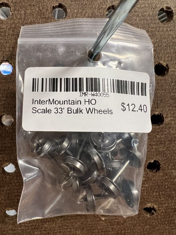 InterMountain HO Scale 33&quot; Bulk Wheels