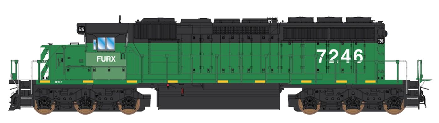 InterMountain N Scale FURX EX-PN Patch - SD40-2 #8090