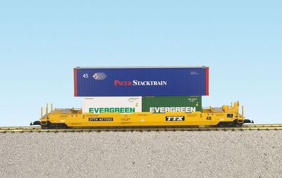 USA Trains TTX Intermodal Car w/containers #1