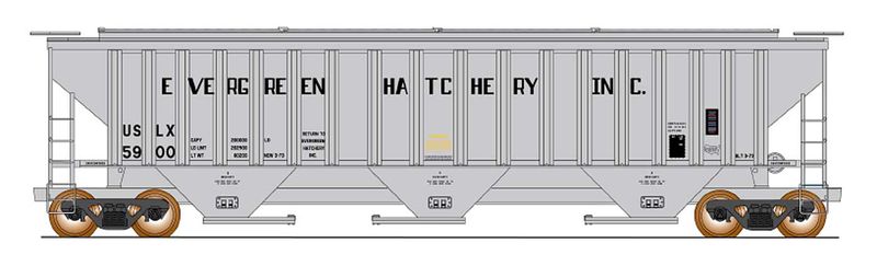 InterMountain N 4750 3 Bay Hopper - Evergreen Fish Hatchery