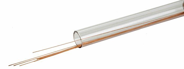 Tichy Phosphor-Bronze Wire - 8&quot; 20.3cm Long -- .008&quot; .02cm Diameter pkg(10)