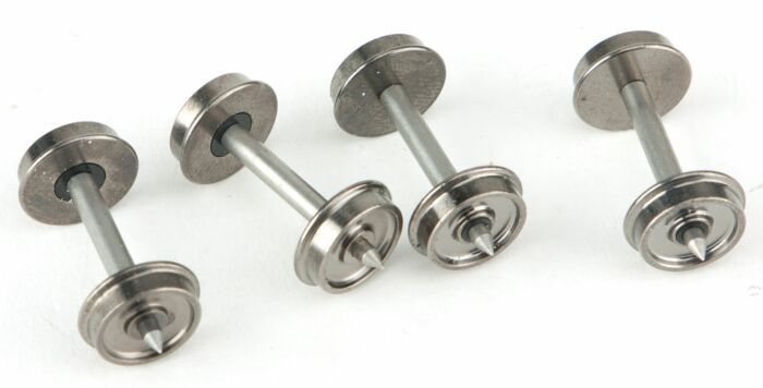 Walthers 33&quot; Wheelsets -- With Metal Axles pkg(12)