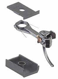 Kadee #141 Whisker(R) Self-Centering Metal Knuckle Couplers - Kit - Magne-Matic(R) -- Long 25/64&quot; Underset Shank w/#242 Draft Gear Boxes 2 Pair