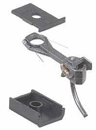 Kadee #146 Whisker(R) Self-Centering Metal Knuckle Couplers - Kit - Magne-Matic(R) -- Long 25/64&quot; Centerset Shank w/#242 Draft Gear Boxes 2 Pair