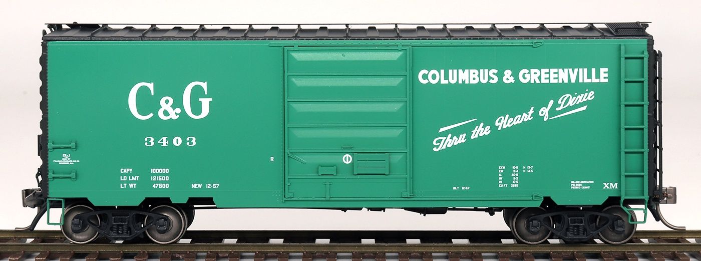 InterMountain HO 40&#39; PS-1 Boxcar - Columbus &amp; Greenville