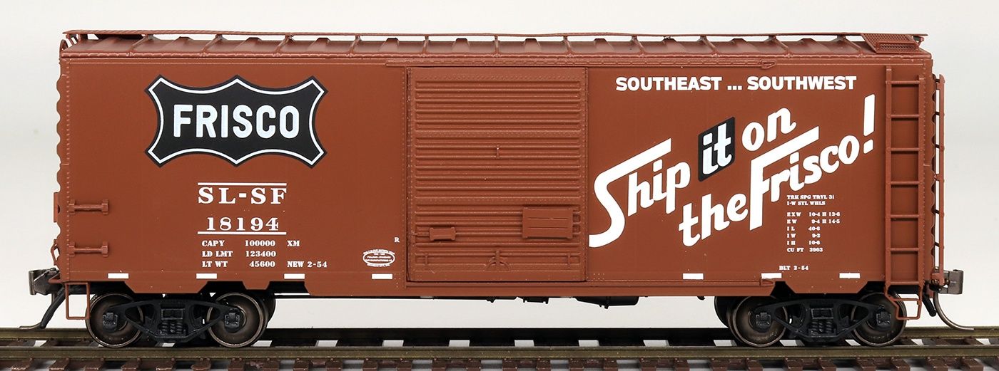 InterMountain HO 40&#39; PS-1 Boxcar - Frisco