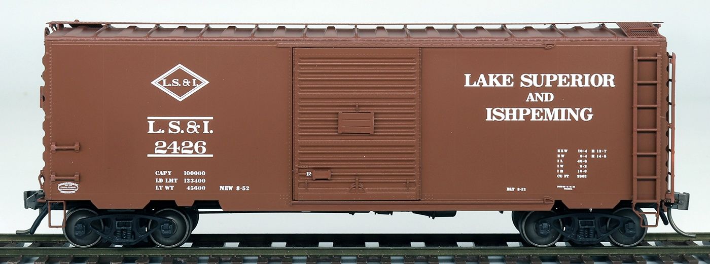 InterMountain HO 40&#39; PS-1 Boxcar - Lake Superior &amp; Ishpeming