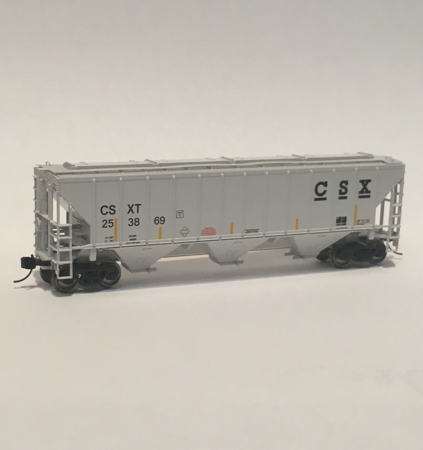 TrainWorx N 4427 Hopper - CSXT White # 253869