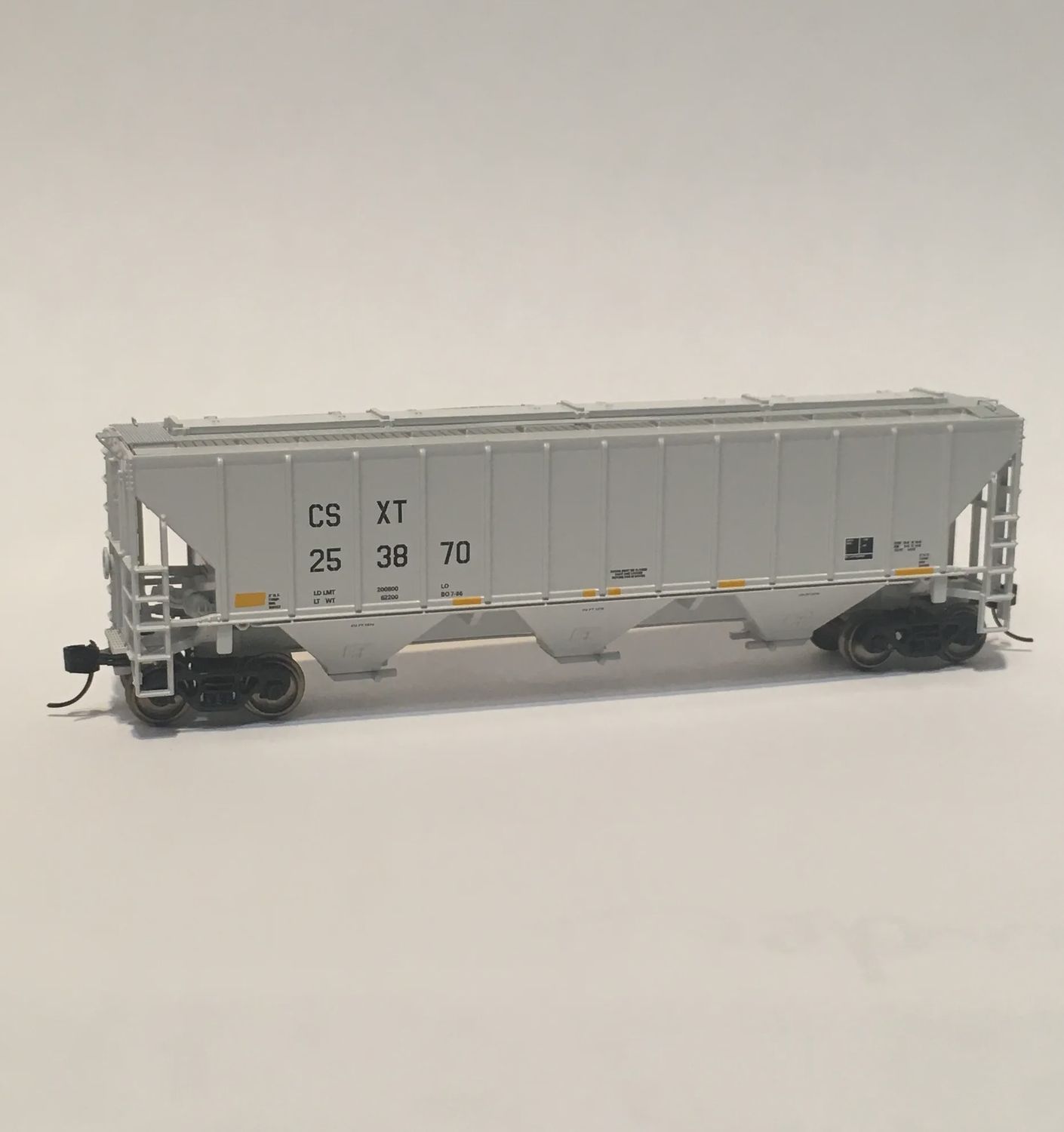 TrainWorx N 4427 Hopper - CSXT White # 253870