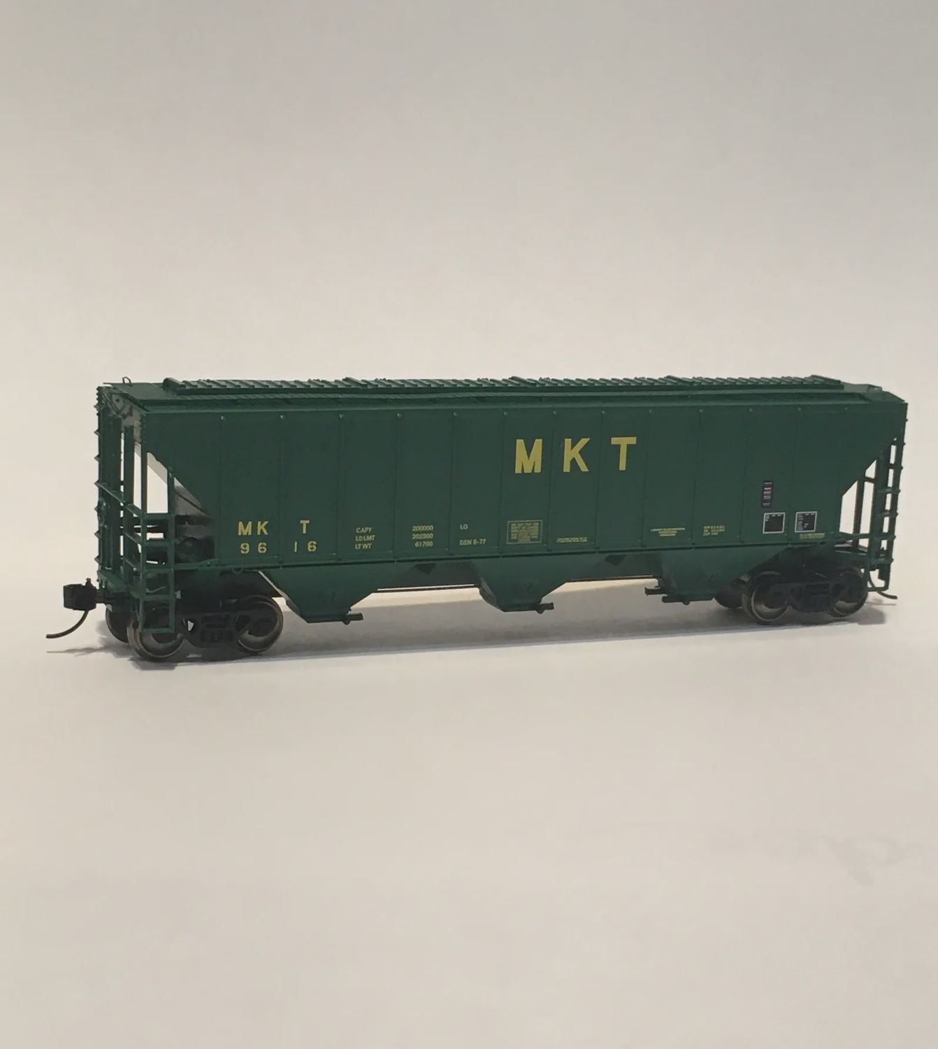 TrainWorx N 4427 Hopper - MKT - GREEN, Road Number: 9616