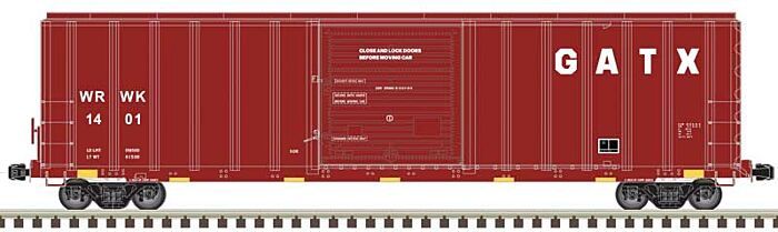 Atlas HO FMC 5077 Single-Door Boxcar - Ready to Run -- GATX WRWK 1405