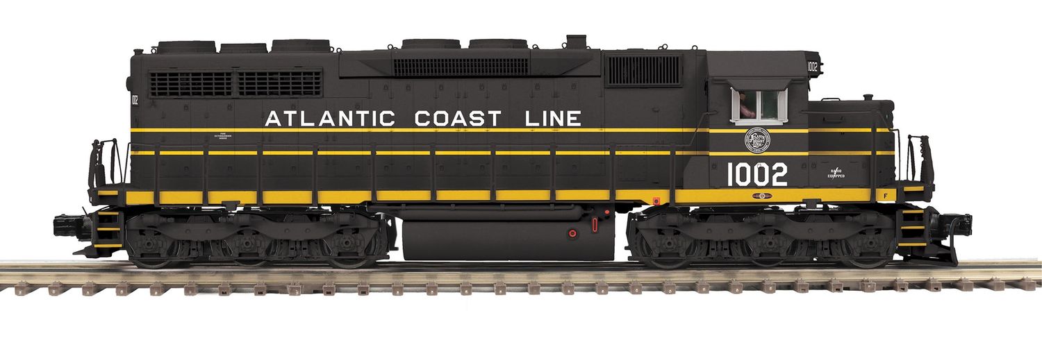 MTH Premier SD-35 Diesel Engine w/Proto-Sound 3.0 (Hi-Rail Wheels) Atlantic Coast Line #1002