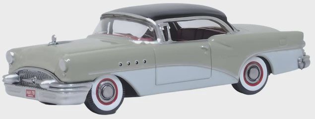 Oxford - 1955 Buick Century - Assembled -- Carlsbad Black, Windsor Grey, Dover White
