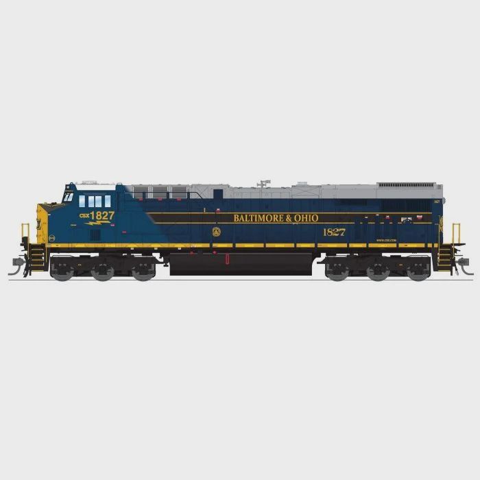 Broadway Limited HO GE ES44AC - CSX B&amp;O Heritage #1827