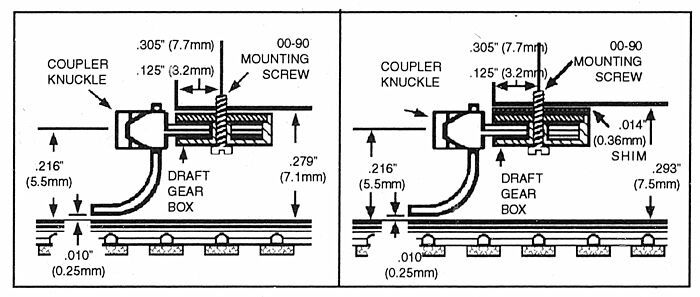MicroTrains Couplers Assembled #1015 Short Shank Brown 2-Pair