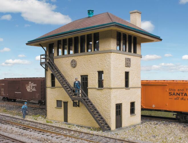 Santa Fe Interlocking Tower -- Kit - 2-7/8 x 4-7/8 x 5-1/8" 7.3 x 12.3 x 13cm
