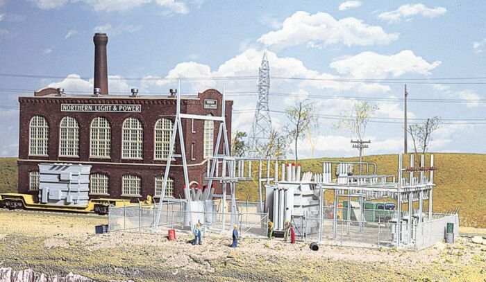 Northern Light &amp; Power Substation -- Kit - 8-1/2 x 12-1/2" 21.6 x 31.8cm