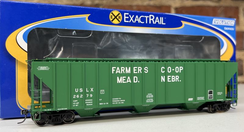 EXACTRAIL EVANS 4780 COVERED HOPPER - MEAD NEB/USLX
