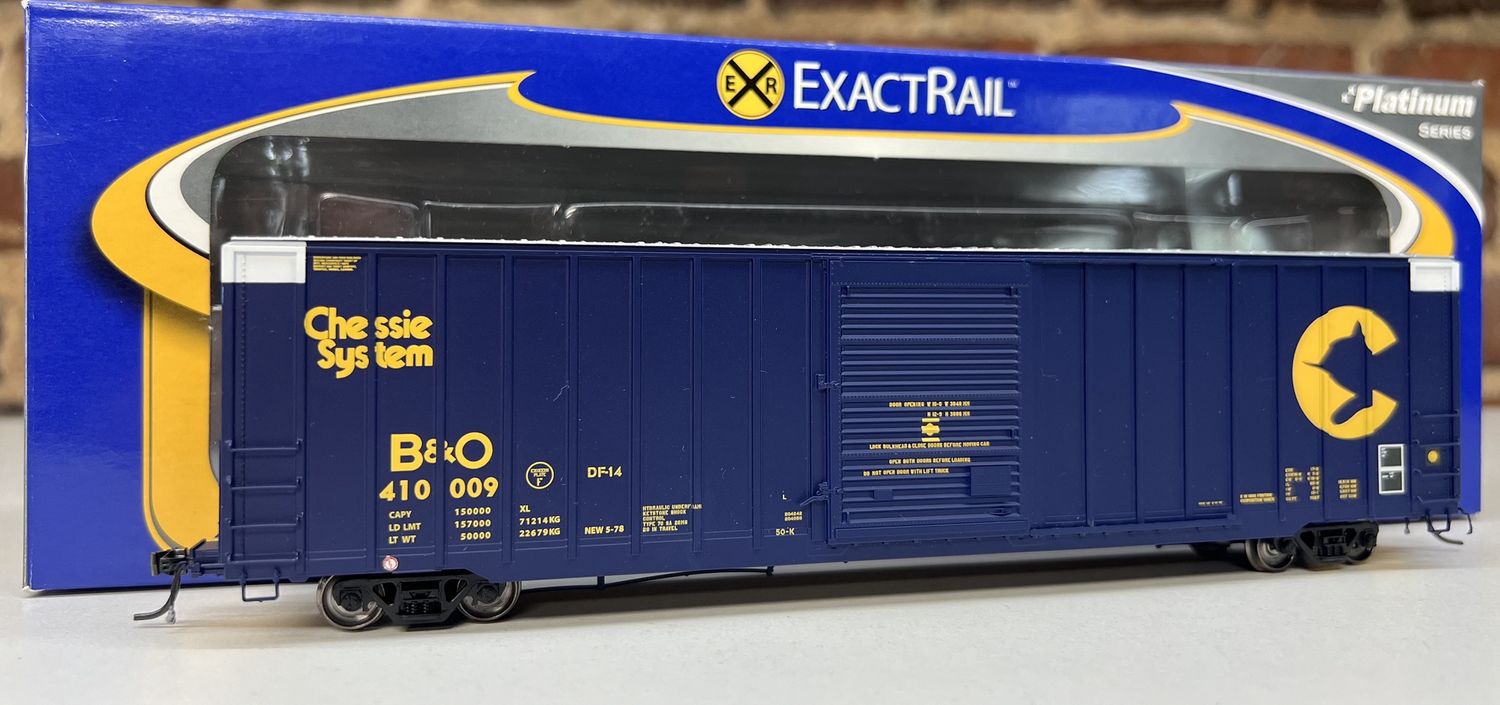 ExactRail - Berwick 7327 Boxcar - Chessie System - B&amp;O