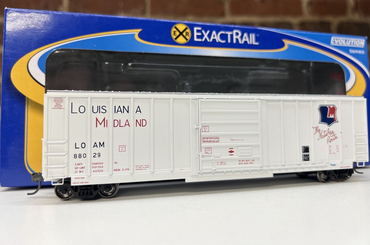 ExactRail - Evans-USRE 5277 Boxcar - Louisiana Midland