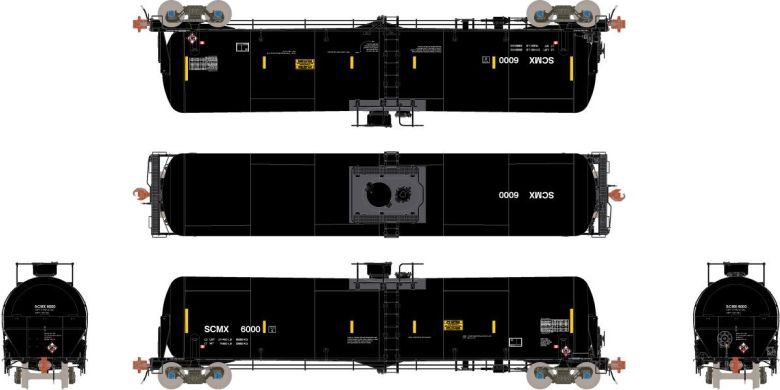 Rivet Counter HO Scale TrinityRail 31K Crude Oil Tank Car, SCMX