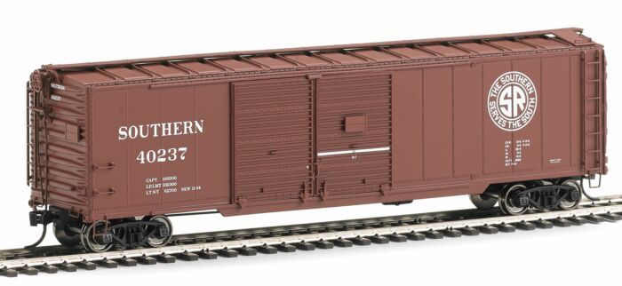 Walthers Proto - 50&#39; AAR Double-Door Boxcar w/End Door - Ready to Run -- Southern Railway