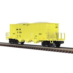 ATLAS- O PREMIER RAPID DISCHARGE HOPPER AMTRAK #12560 (YELLOW/BLACK) - 3RL