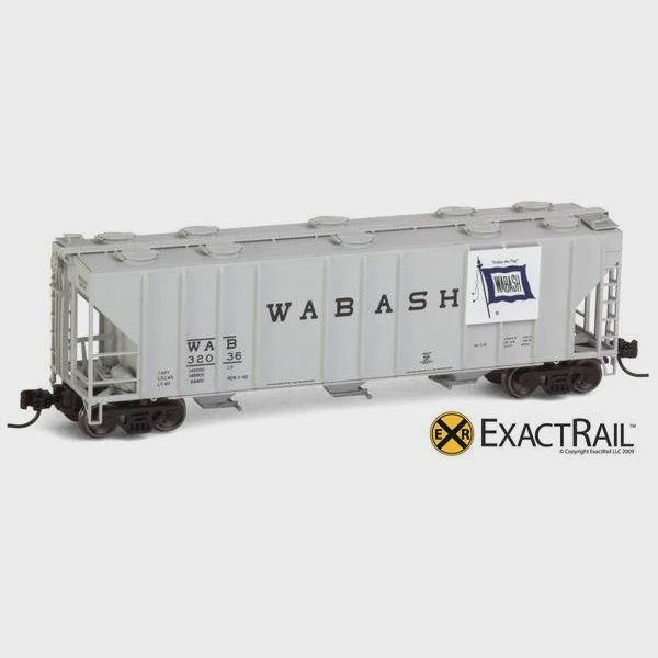 ExactRail - PS-2CD 4000 Covered Hopper - Wabash