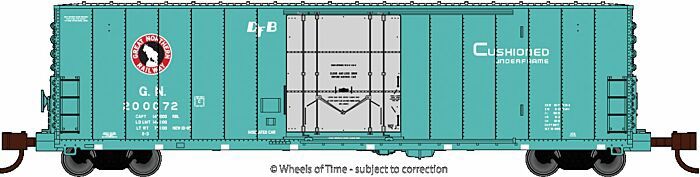 Wheels Of Time N Scale - DFB 200034 PC&amp;F 50FT RBL - Great Northern