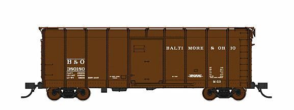 Fox Valley Models - B&amp;O Class M-53 Wagontop Boxcar w/Flat Doors - Ready to Run -- Baltimore &amp; Ohio