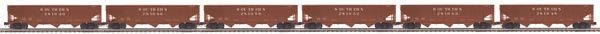 MTH-Southern 70-Ton 3 Bay Hopper Car w/ Coal Load 6 Car Set