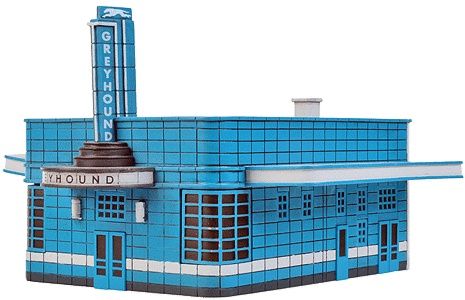 Imex - Greyhound Bus Station - Perma-Scene(TM) -- Assembled
