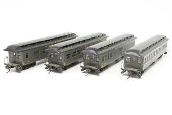 Roundhouse - Southern Overland Set - Combine, Coach, Sleeper &amp; Buisness Cars