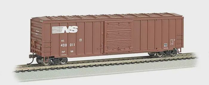 Bachmann 19162 -ACF 50&#39;6&quot; Outside-Braced Sliding-Door Boxcar -- Norfolk Southern #40001 (Boxcar Red)