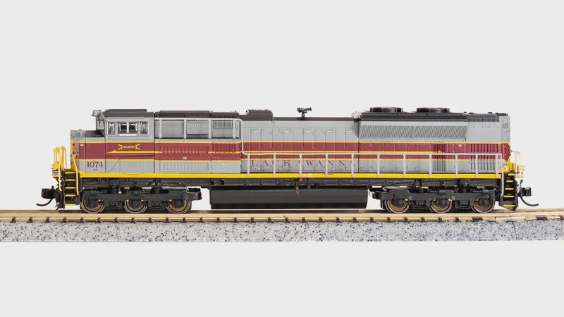 Broadway Limited-EMD SD70ACe, NS #1074, DL&amp;W Heritage livery, Paragon4 Sound/DC/DCC