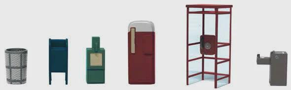 Lionel 6-24197 - O City Accessories (Set of 6)