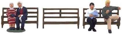 Lionel 6-24192 - O Park Benches People Pack