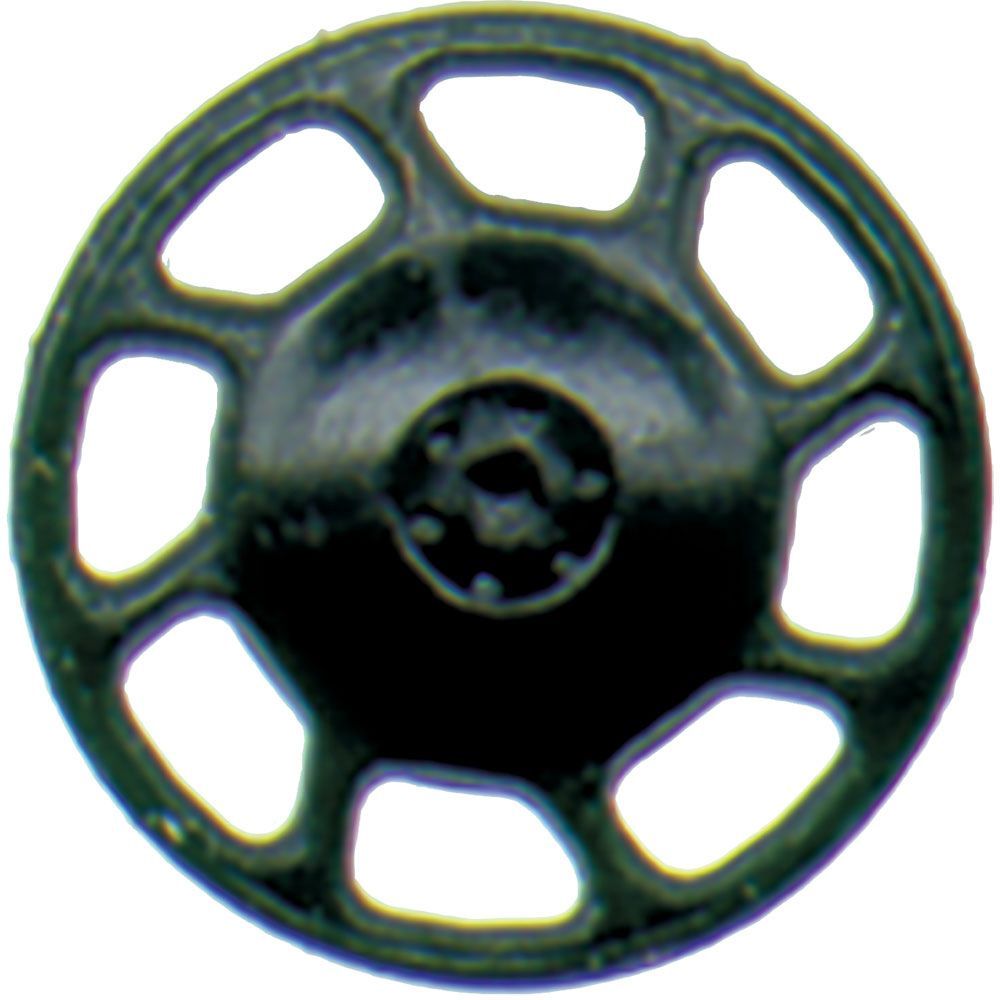 Kadee HO 2043 Universal Brake Wheels, Black (8)