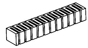 Woodland Scenics - Risers - SubTerrain System -- 2&quot; x 2&#39; 5.1 x 61cm pkg(4)