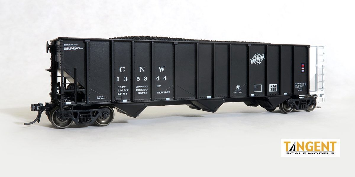 Pre-Owned, Like New- Tangent - C&amp;NW Phase 2 “Black Delivery 1975+” PS 4000 100T Triple Coal Hopper