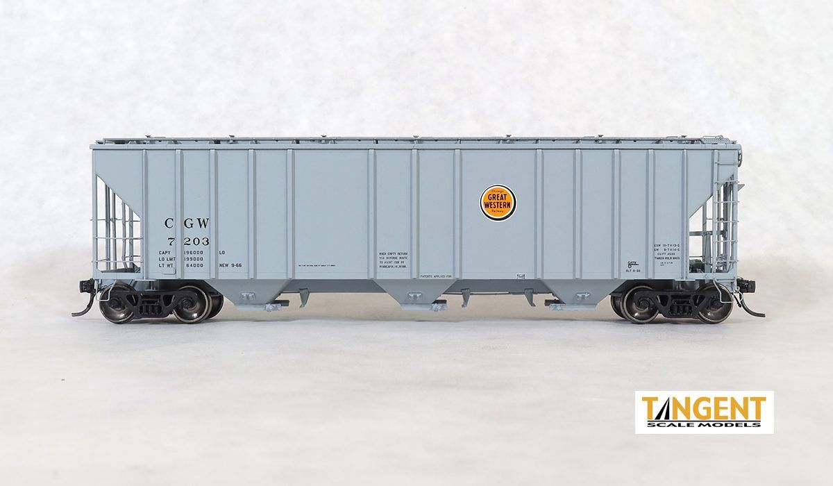 Pre-Owned, Like New-CGW “Delivery Gray 9-1966” GATC 4500 Covered Hopper
