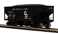 MTH - HO USRA 55-Ton Steel Twin Hopper - Cheseapeake &amp; Ohio #300510