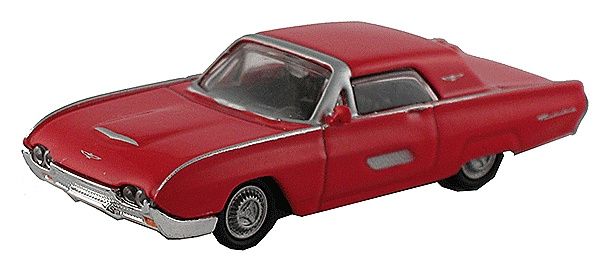 Model Power-Diecast Automobiles - 1963 Ford Thunderbird -- Red
