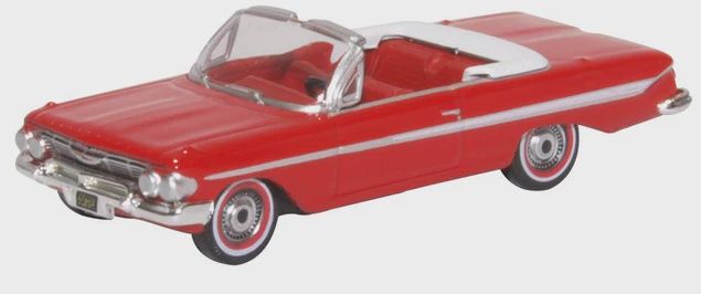 Oxford-1961Chevrolet Impala Convertible (Roman Red/white)