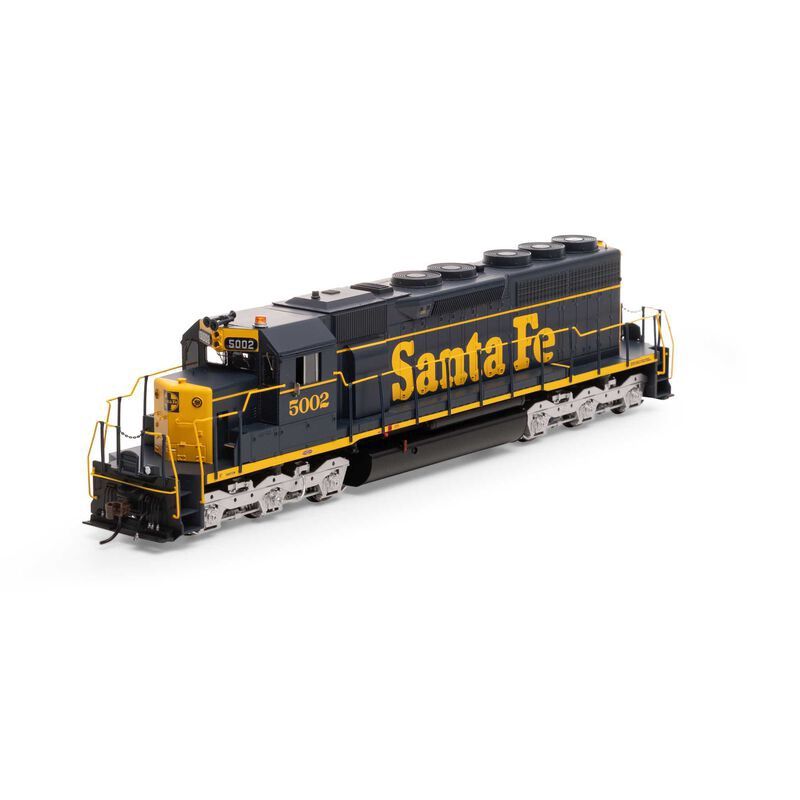 Athearn-HO SD40 Locomotive with DCC &amp; Sound, Santa Fe #5002