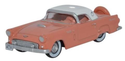 Oxford-HO 1956 Ford Thunderbird-Coral and White