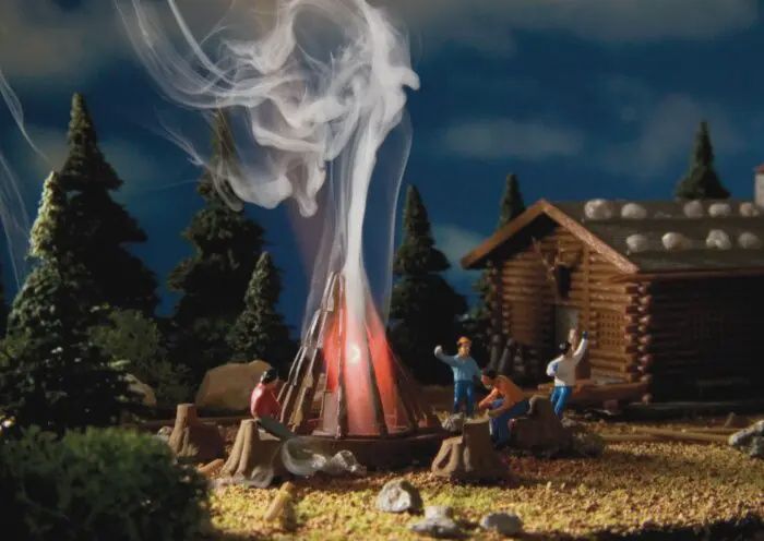 Vollmer - Campfire w/Flickering Light -- Kit
