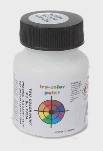 Tru-Color - Sprayable Matte Paints - 1oz 29.6mL -- White